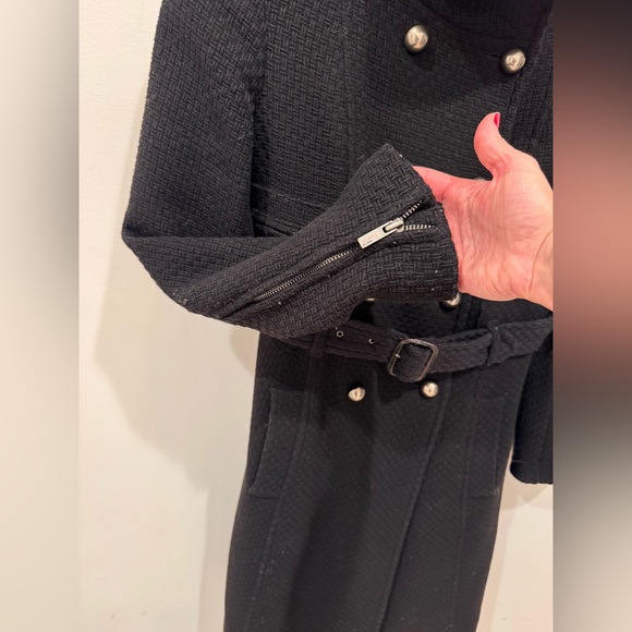 BCBG MILITARY STYLE PEA COAT SIZE XS - Picture 3 of 5